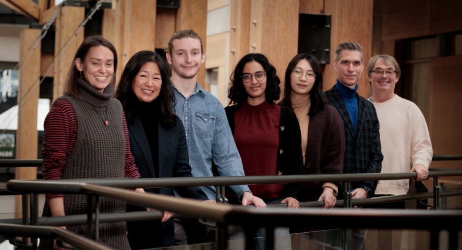Image of Collaborative PhD Program for Climate Change members. 7 individuals are included in the photo. 